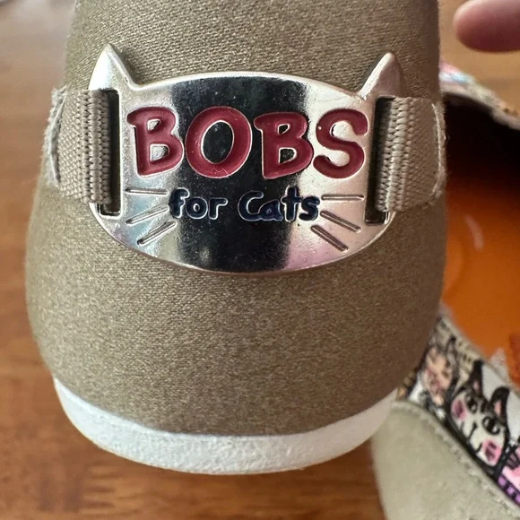 Skechers BOBS Cat Print Flats - Picture 4 of 7